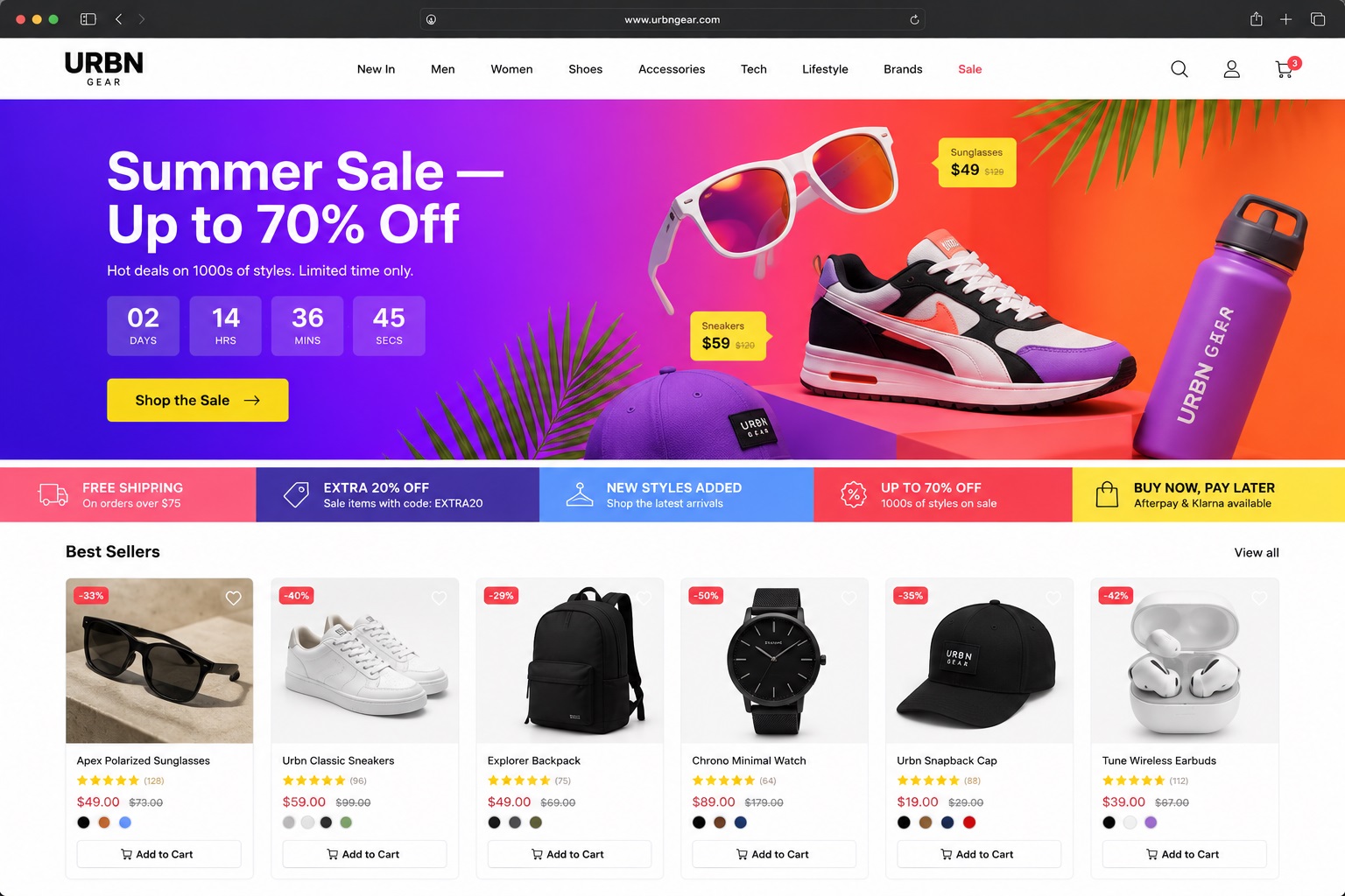 E-commerce Website Design